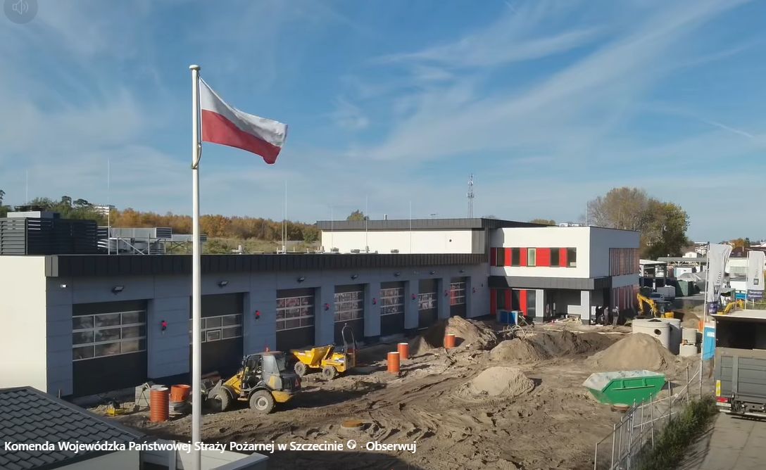 Nowa Jednostka Ratowniczo-Gaśnicza w Międzyzdrojach prawie gotowa [FILM]