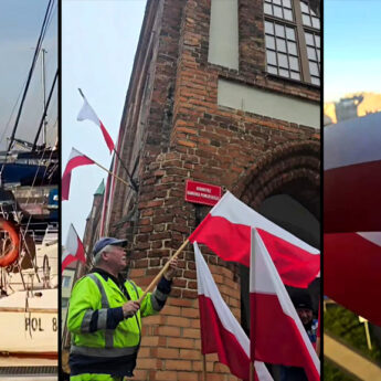 Kamień Pomorski NASZĄ stolicą Polski. Kadek z filmem na Święto Niepodległości