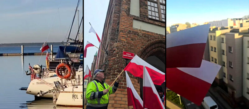 Kamień Pomorski NASZĄ stolicą Polski. Kadek z filmem na Święto Niepodległości