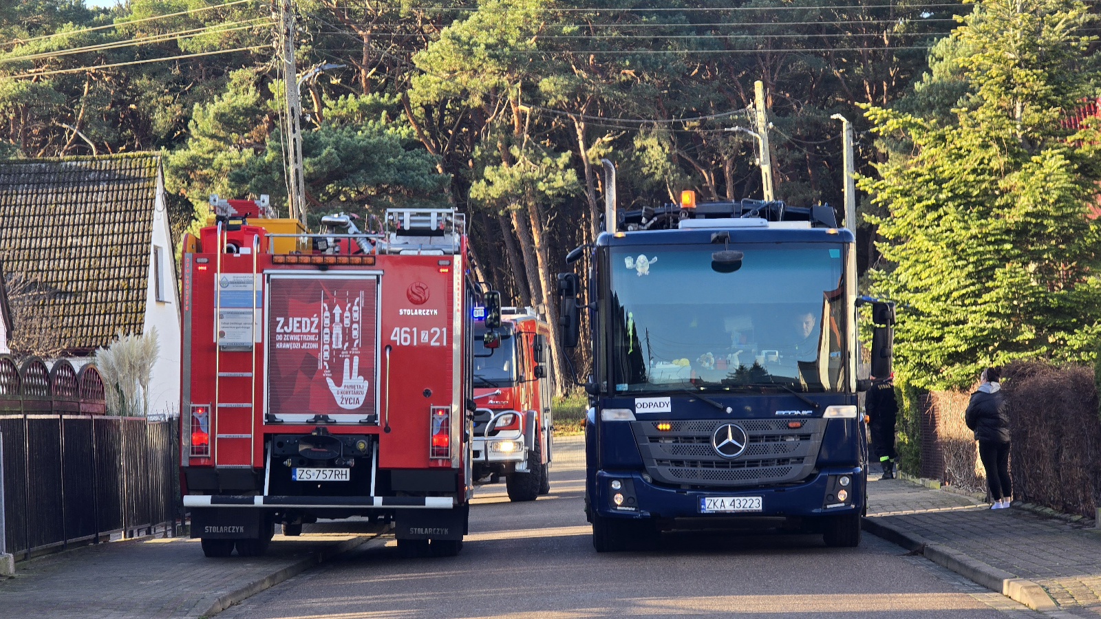 Alarm w Dziwnowie! Strażacy otwierali mieszkanie