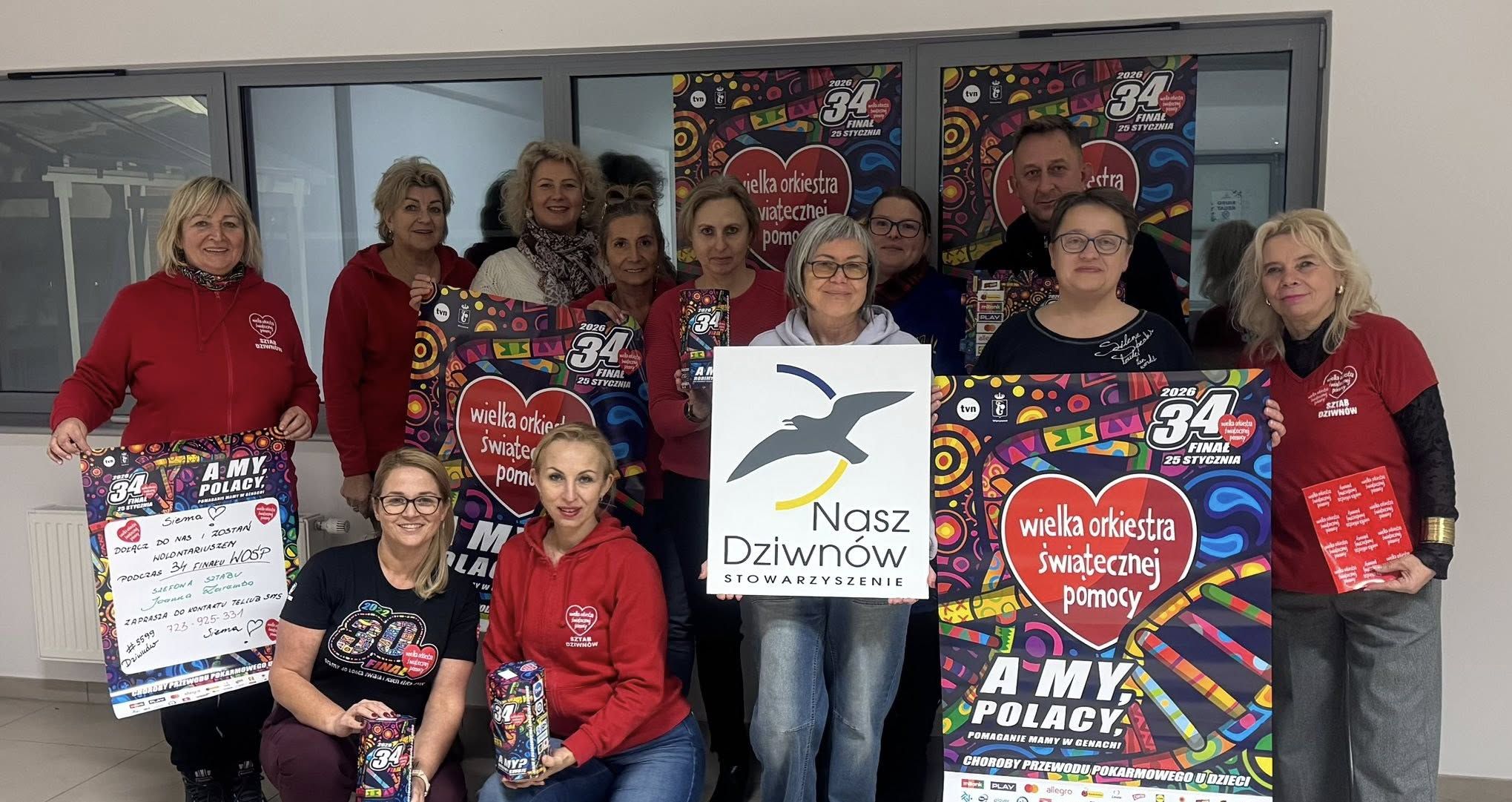 Sztab WOŚP w Dziwnowie rozpoczyna siódmą edycję swojej działalności!