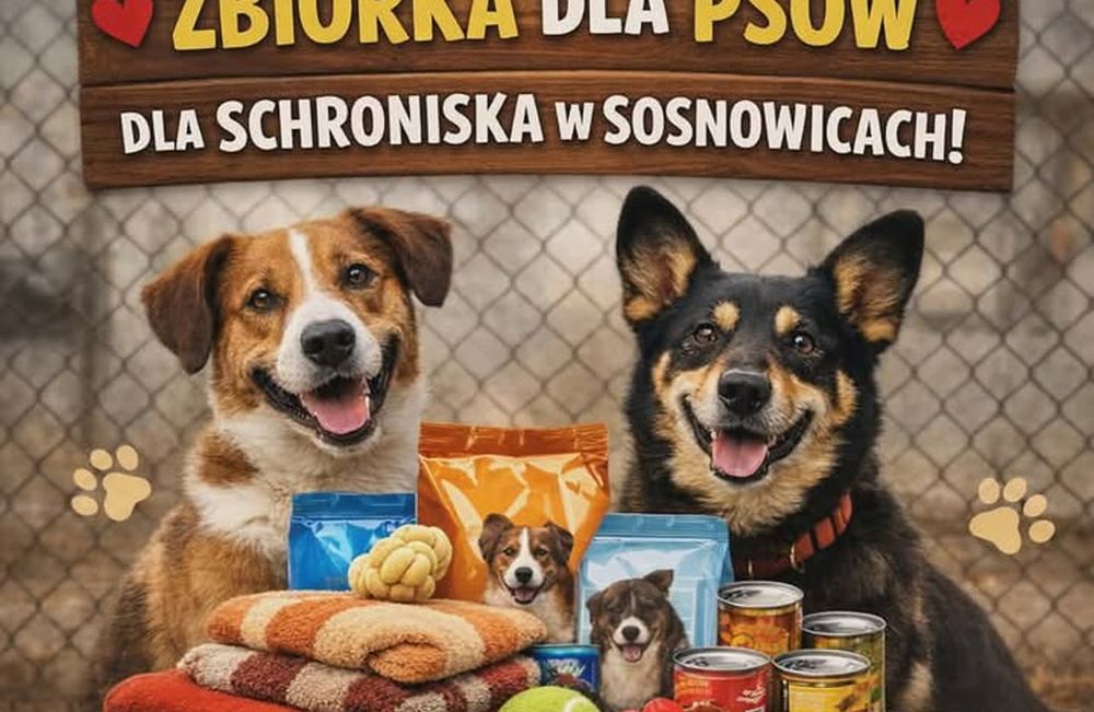 Zbiórka darów dla psów ze schroniska w Sosnowicach. Każdy może pomóc