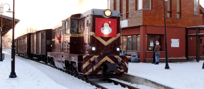 Nadmorska Kolej Wąskotorowa zaprasza na zimowe przejażdżki