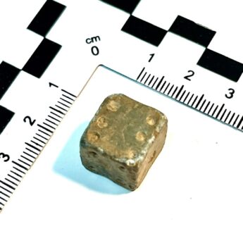 Mała bryła wielkiego losu. Kostka do gry odkryta w okolicach Połchowa