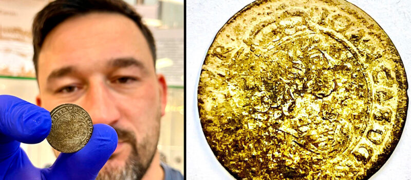 Odkrycie szóstaka Jana II Kazimierza z 1665 roku w okolicach Kamienia Pomorskiego!