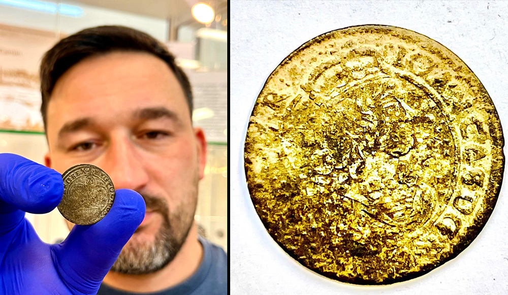 Odkrycie szóstaka Jana II Kazimierza z 1665 roku w okolicach Kamienia Pomorskiego!