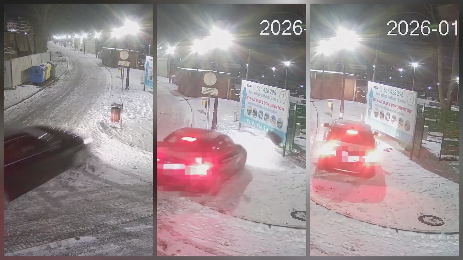 Uciekł po uszkodzeniu mienia Mariny. „Kierowca BMW ma czas do 9 stycznia”