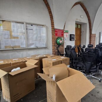 Trwa modernizacja stanowisk pracy w Urzędzie Miejskim w Kamieniu Pomorskim