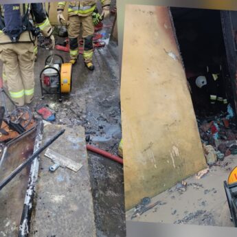 Pożar kotłowni w Gadomiu. Ewakuowano mieszkańców