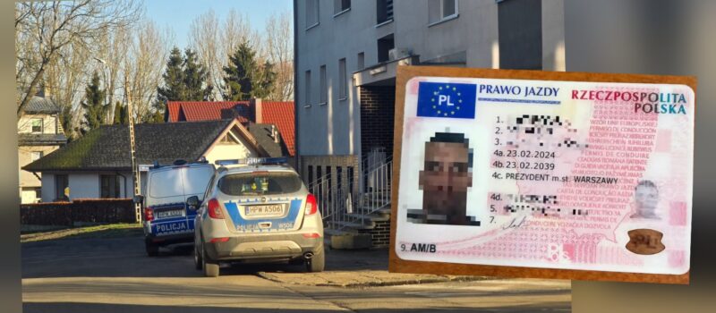Fałszywe prawo jazdy szybko wyszło na jaw. 38-latek wpadł podczas kontroli drogowej