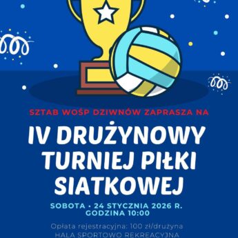 Turniej Piłki Siatkowej o Puchar Sztabu WOŚP Dziwnów