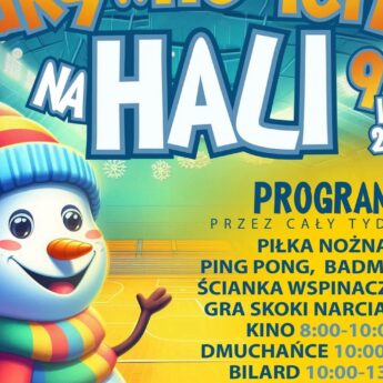 Aktywne ferie na hali w Kamieniu Pomorskim. Tydzień sportu, zabawy i zajęć dla dzieci