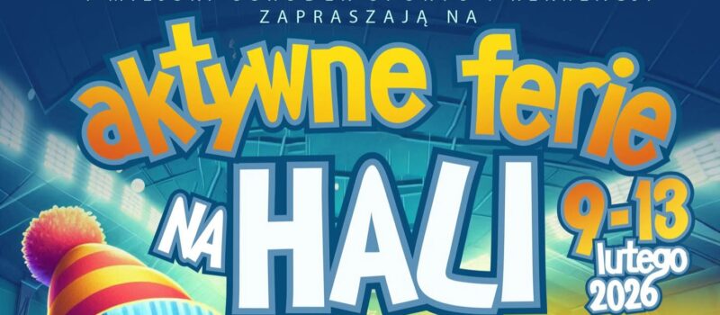 Aktywne ferie na hali w Kamieniu Pomorskim. Sport, zabawa i atrakcje przez cały tydzień