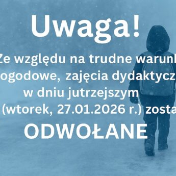 Zajęcia odwołane w szkołach na terenie gminy Wolin. Jest komunikat samorządu