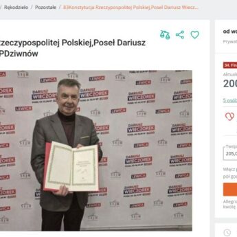 Konstytucja z autografem Marszałka Sejmu i dziesiątki unikatowych aukcji. Sprawdź, co można wylicytować w sztabie WOŚP Dziwnów
