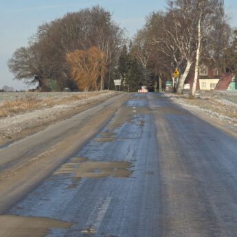 Najzimniejsza noc tej zimy. Powiat kamieński pod wpływem silnego mrozu