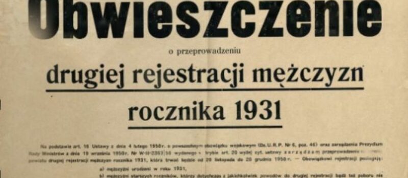 Kwalifikacja wojskowa dziś i 70 lat temu. Tak wzywano mieszkańców Wolina w latach 50.