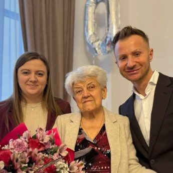 90 lat w Dniu Zakochanych. Wójt odwiedził wyjątkową Jubilatkę