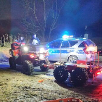 Trzy pary butów nad wodą. Nocna akcja służb w gminie Wolin