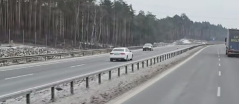 Jechał pod prąd krajową „trójką”