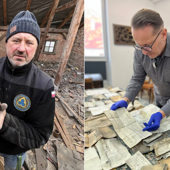 Przedwojenne dokumenty ujawnione podczas remontu. Odkrycie na strychu w Kamieniu Pomorskim