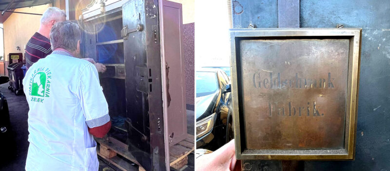 Prawdziwy skarb trafił do muzeum! Przedwojenna kasa pancerna z historią w tle