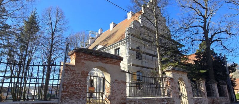 Dawny Pałac Biskupi zmienia się na oczach mieszkańców. Remont nabiera tempa Dawny Pałac Biskupi zmienia się na oczach mieszkańców. Remont nabiera tempa