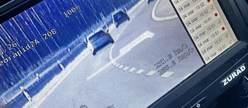 231 km/h na ekspresówce. „Chciał sprawdzić samochód” [FILM]