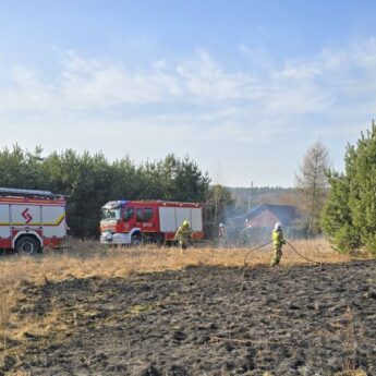 Wiosna i ogień na nieużytkach. Strażacy interweniowali w Domysłowie
