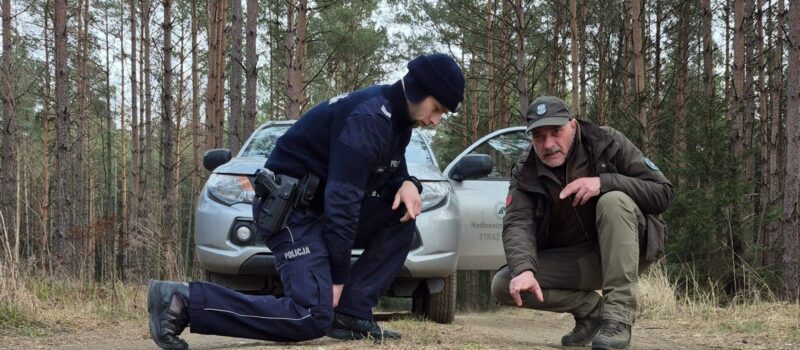 Policjanci i leśnicy patrolują lasy powiatu. Trwa akcja „Wieniec”