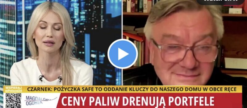 Poseł Artur Łącki o cenach paliw: „O 40 groszy nie będę się kłócił”