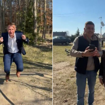 Gmina Świerzno wchodzi na TikToka. Wójt ogłosił to na huśtawce [FILM]