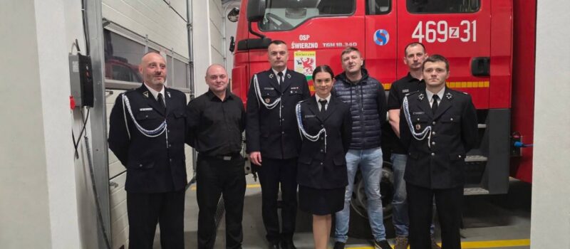 Bartosz Malitowski nowym prezesem OSP Świerzno
