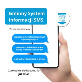 Zarejestruj się w Gminnym Systemie Informacji SMS Świerzno
