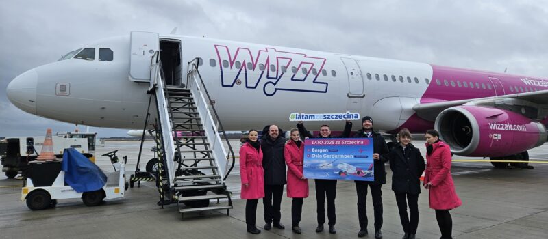 Linia Wizz Air zainaugurowała loty na trasie Szczecin – Bergen
