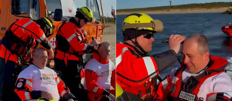 Ratownicy SAR z Dziwnowa dołączają do Cancer Fighters. „W tej walce nikt nie płynie sam”