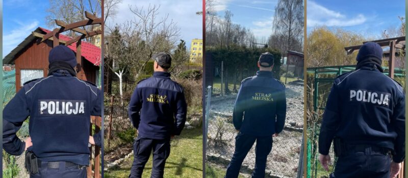 Działkowcy pod czujnym okiem służb. Wspólny patrol policji i straży miejskiej w Dziwnowie