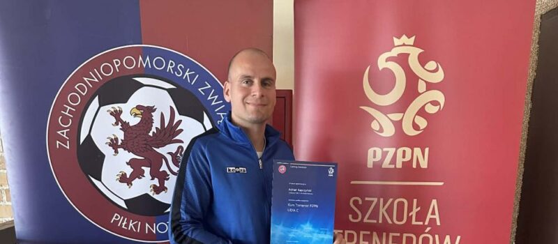 Legenda Gryfa z kolejnym sukcesem. Adrian Kapczyński z licencją UEFA C