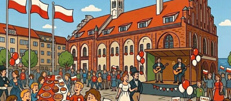 Patriotyczny piknik i wspólne świętowanie 3 Maja w Kamieniu Pomorskim Patriotyczny piknik i wspólne świętowanie 3 Maja w Kamieniu Pomorskim