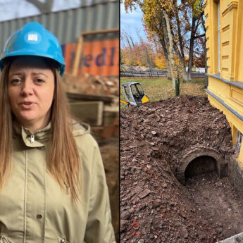 Sensacyjne odkrycie w Stuchowie. Pod pałacem natrafiono na podziemny tunel [FILM]