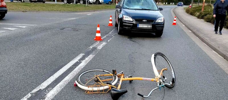 Nietrzeźwy rowerzysta potrącony w Golczewie. Trafił do szpitala