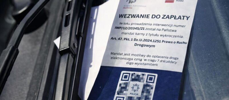 Mandat za wycieraczką? Uważaj na oszustów!