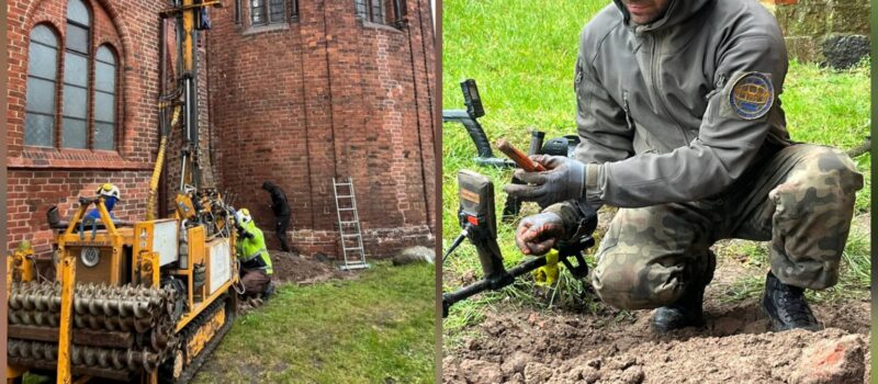 Prace archeologiczne przy katedrze w Kamieniu Pomorskim. Odkryto fundamenty, fragmenty witraży i ceramiki