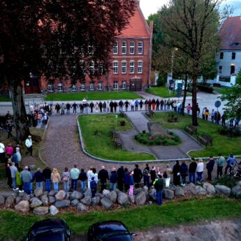 Było elektrycznie w Dworku von Kleista! Kamień Pomorski próbował pobić rekord Noleta [ZDJĘCIA]