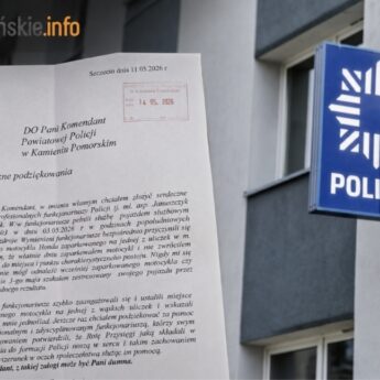 Zgubił motocykl w Międzyzdrojach. Do komendy trafiły wyjątkowe podziękowania