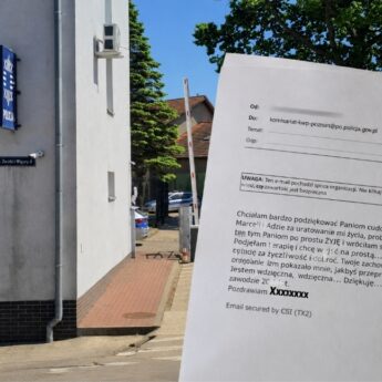 „Dzięki tym Paniom po prostu żyję”. Poruszające podziękowania dla policjantek z Międzyzdrojów