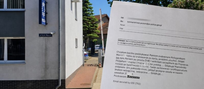 „Dzięki tym Paniom po prostu żyję”. Poruszające podziękowania dla policjantek z Międzyzdrojów