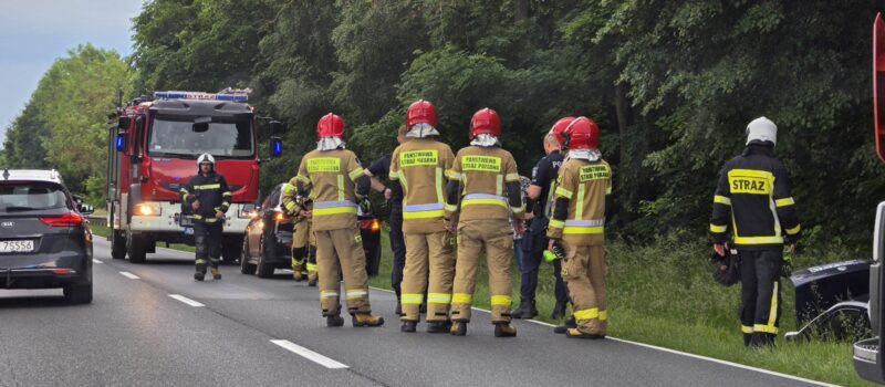 Mogło dojść do tragedii! Kierowca miał ratować się przed czołowym zderzeniem