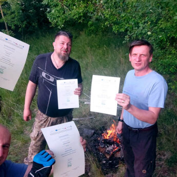 Uczyli się przetrwania w terenie. Zakończyły się warsztaty survivalu w Kamieniu Pomorskim