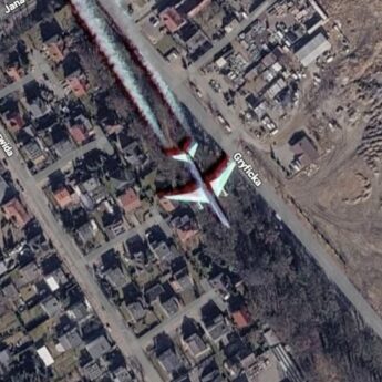 Samolot nad Kamieniem Pomorskim na Google Maps! Nietypowe znalezisko po aktualizacji map